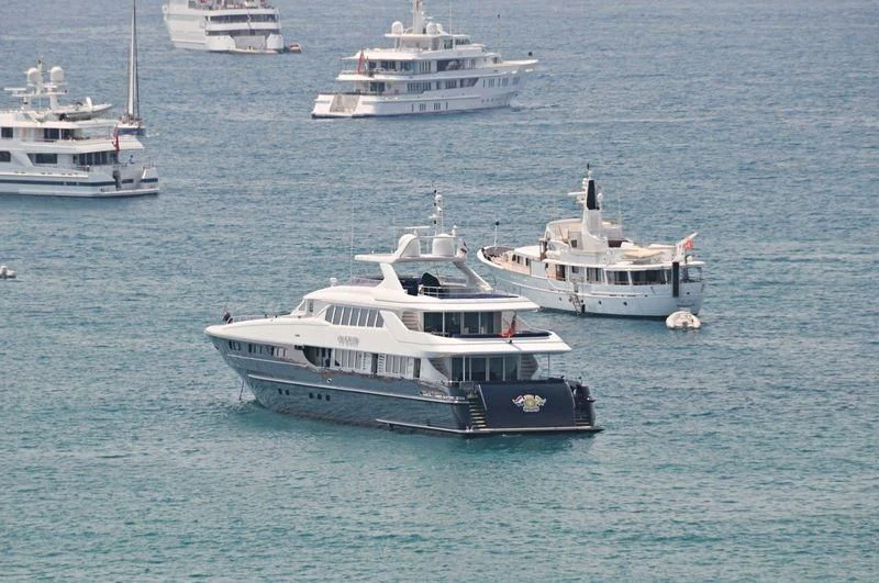 a group of boats in the water aboard YOU & ME Yacht for Sale