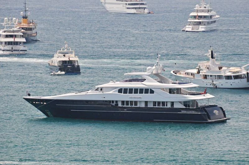 a group of boats in the water aboard YOU & ME Yacht for Sale