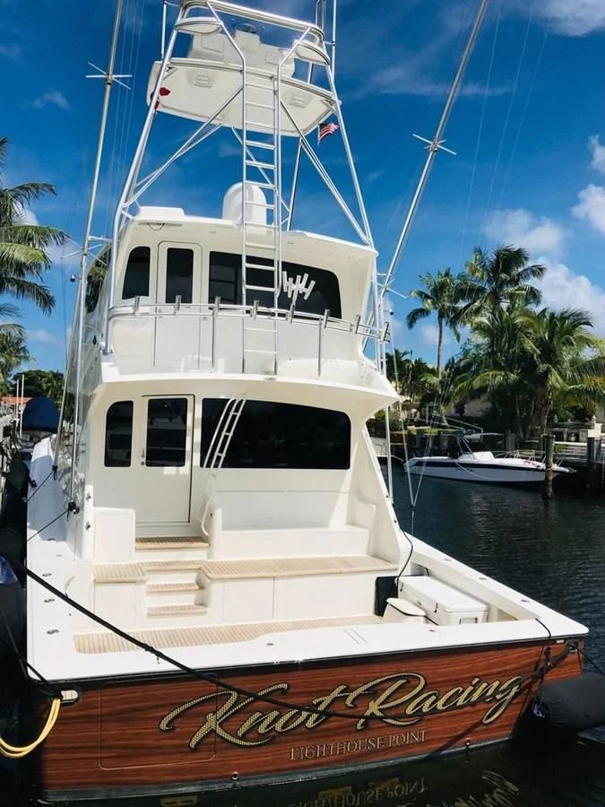 a boat in the water aboard KNOT RACING Yacht for Sale
