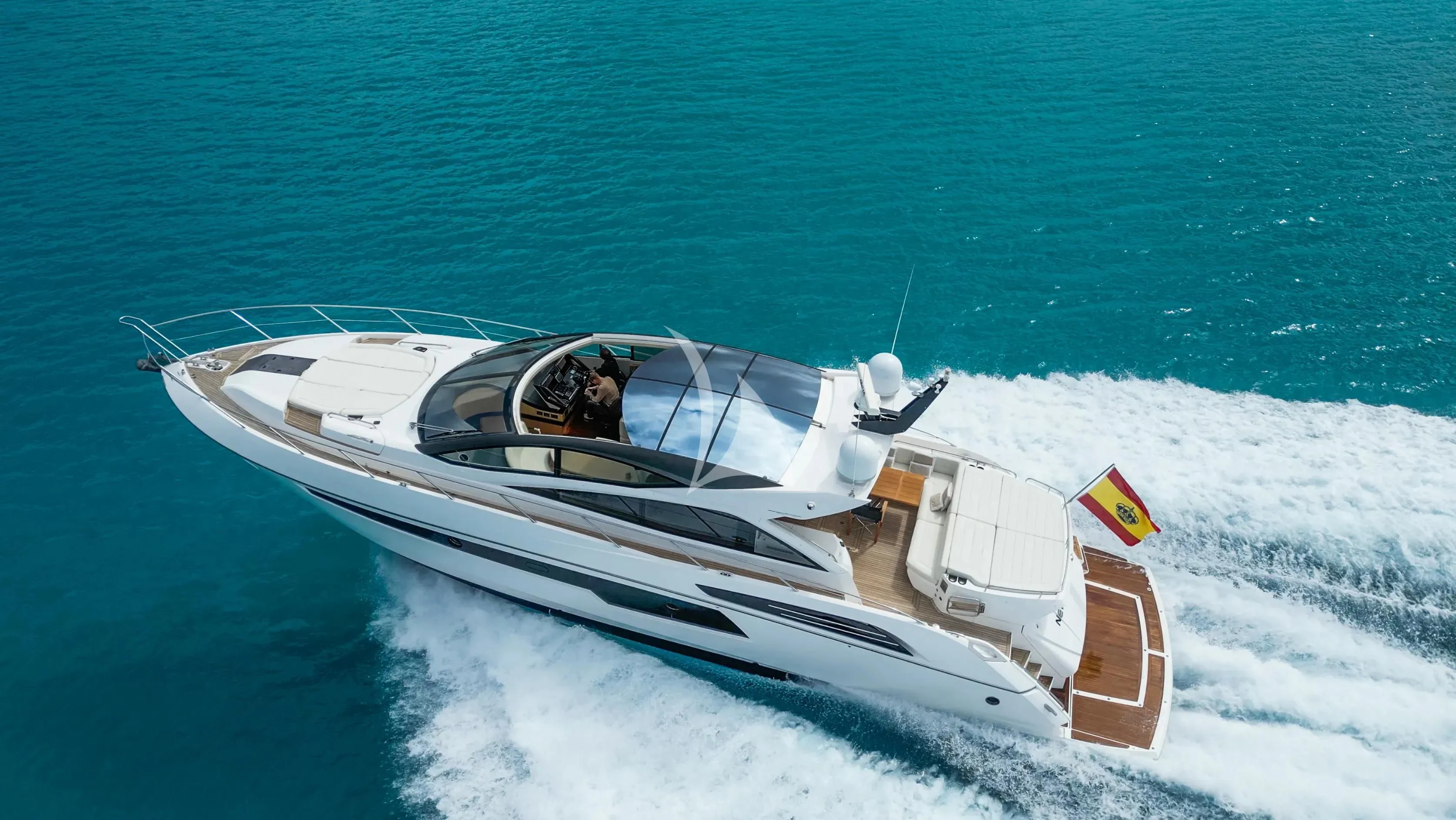 a boat on the water aboard NEVER TOO LATE Yacht for Charter