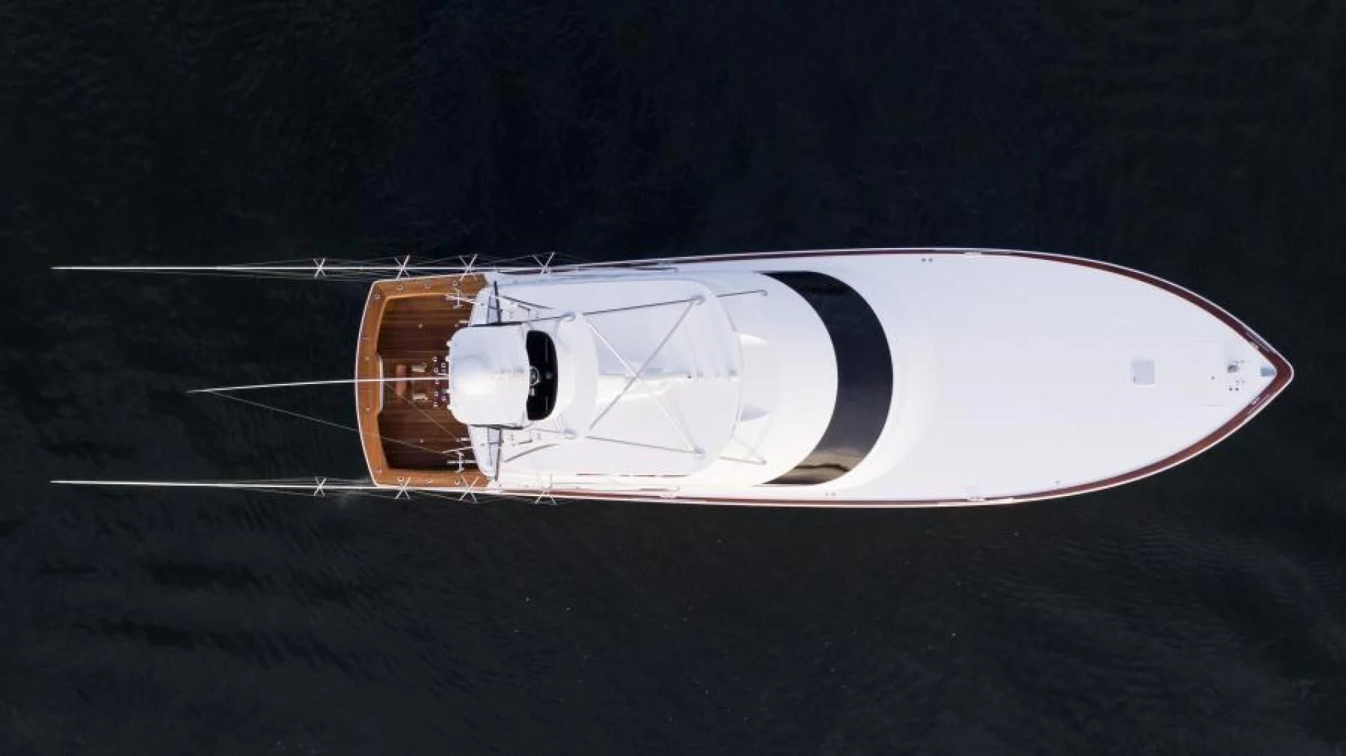 a spaceship in space aboard NEVER TOO LATE Yacht for Charter