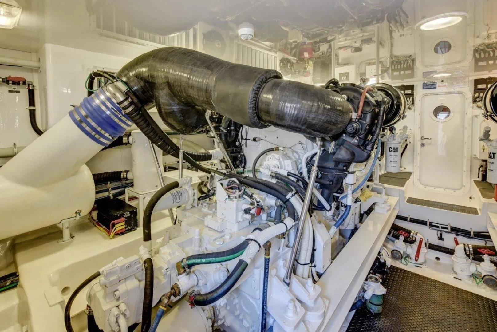 a close-up of a machine aboard KICK'N Yacht for Sale