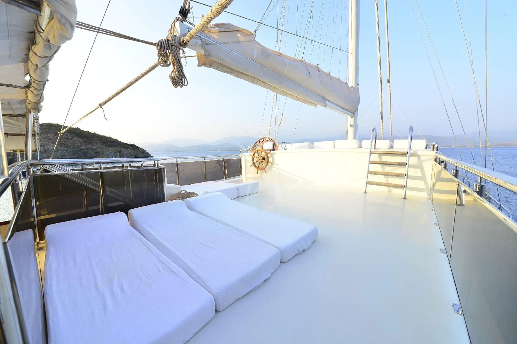 a boat on the water aboard BERRAK SU Yacht for Sale