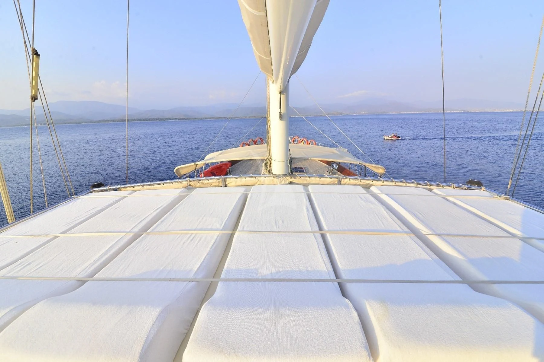 a boat on the water aboard BERRAK SU Yacht for Sale
