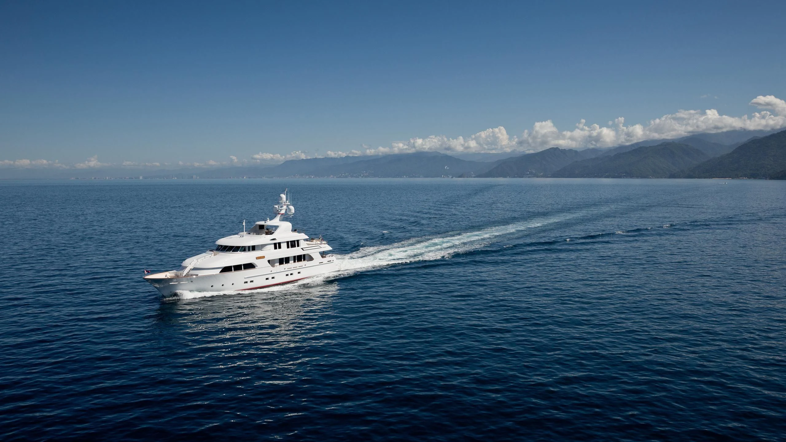 a boat on the water aboard ONIKA Yacht for Sale