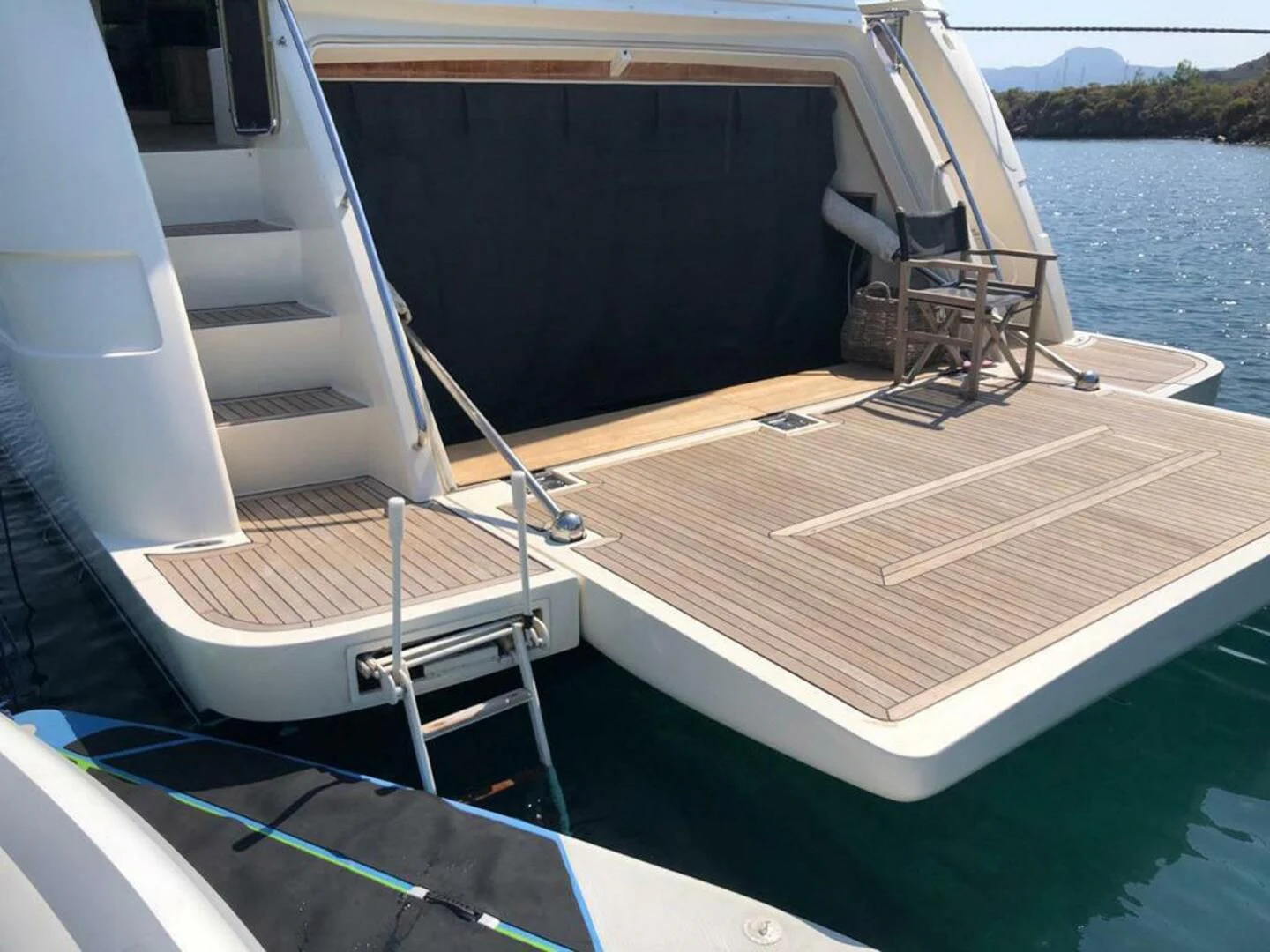 a boat on the water aboard MAR AZUL Yacht for Sale