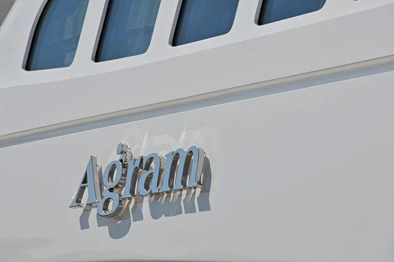 text aboard AGRAM Yacht for Charter