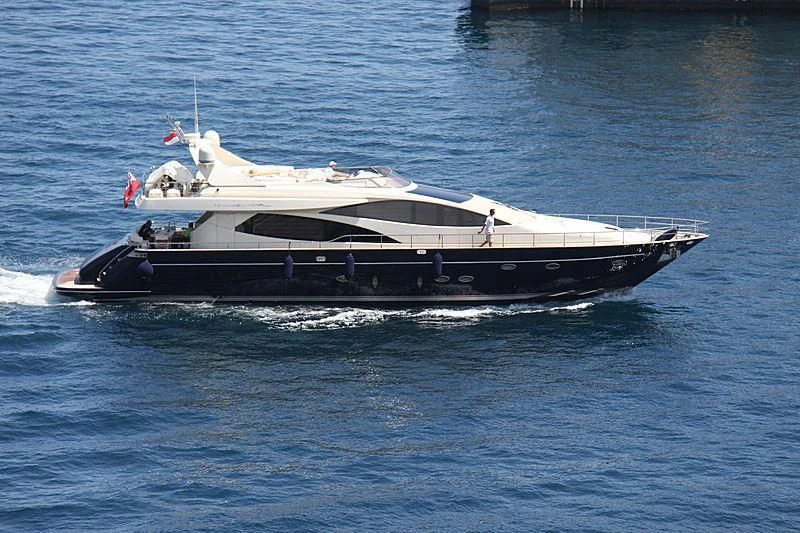 a boat on the water aboard WEDGE THREE Yacht for Sale