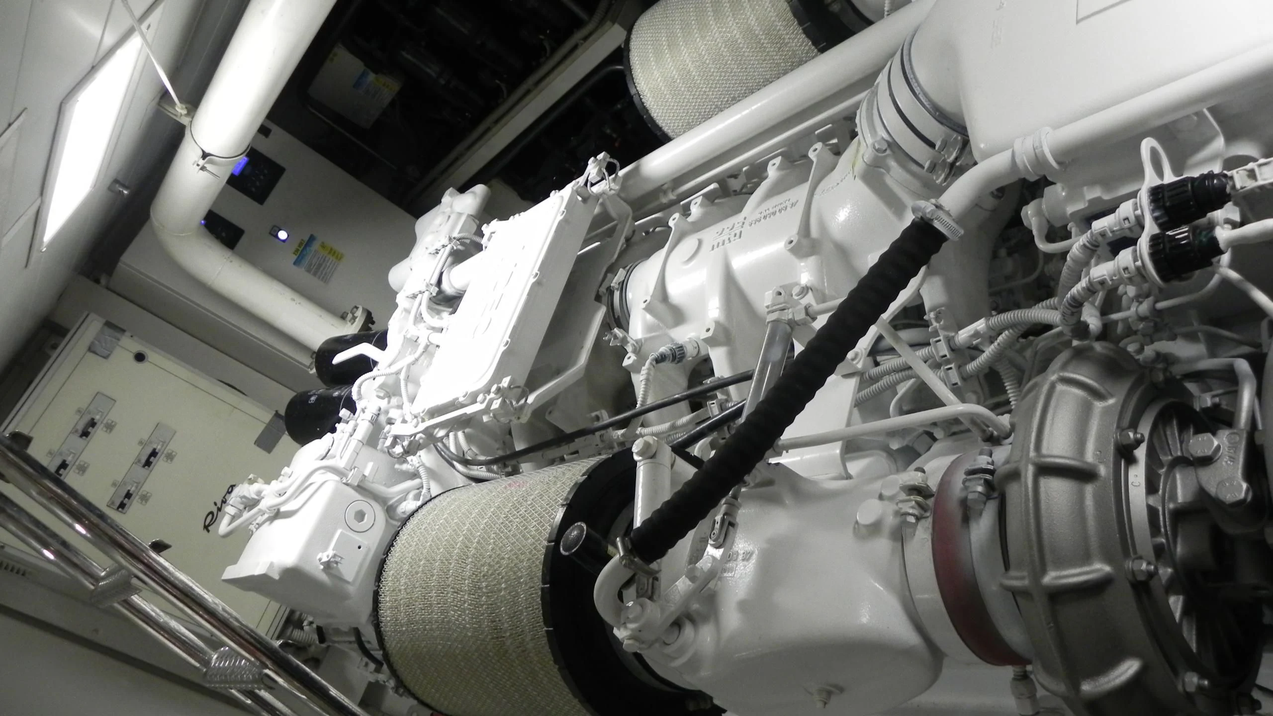 a close-up of a machine aboard WEDGE THREE Yacht for Sale