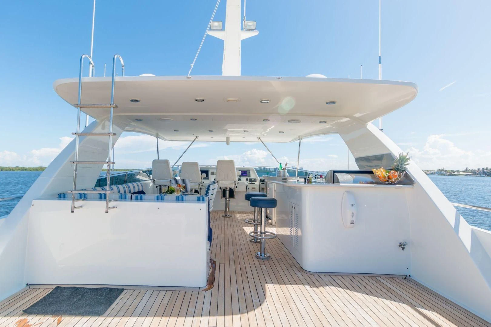 a boat on the water aboard WINDWARD Yacht for Charter