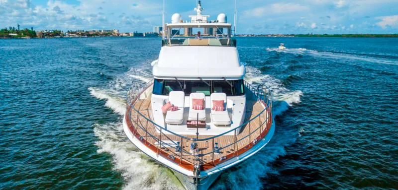 a boat on the water aboard WINDWARD Yacht for Charter