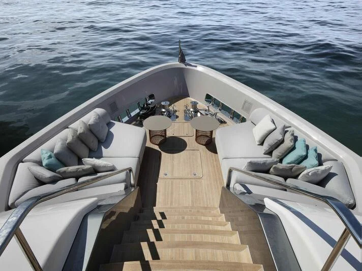 a boat on the water aboard STONE HILLS Yacht for Sale