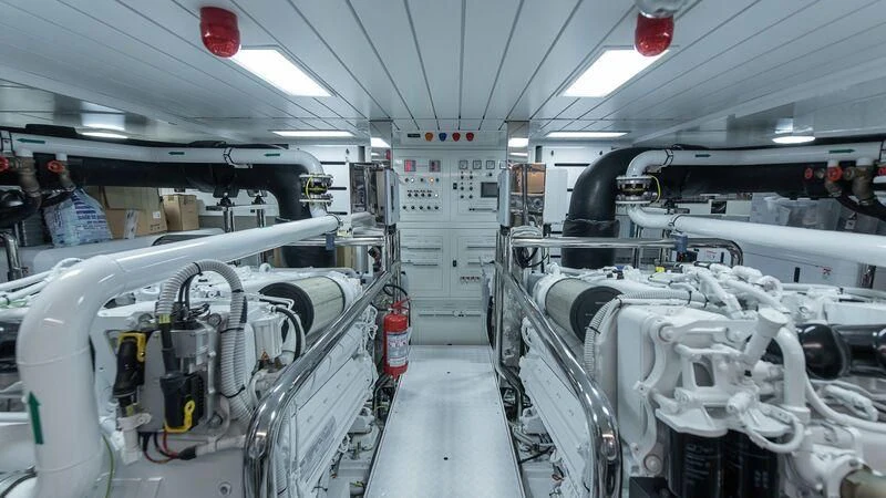 a room with several machines aboard STONE HILLS Yacht for Sale