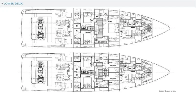 diagram aboard STONE HILLS Yacht for Sale