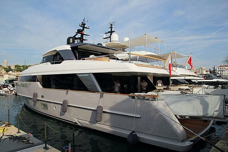 a boat in the water aboard STONE HILLS Yacht for Sale