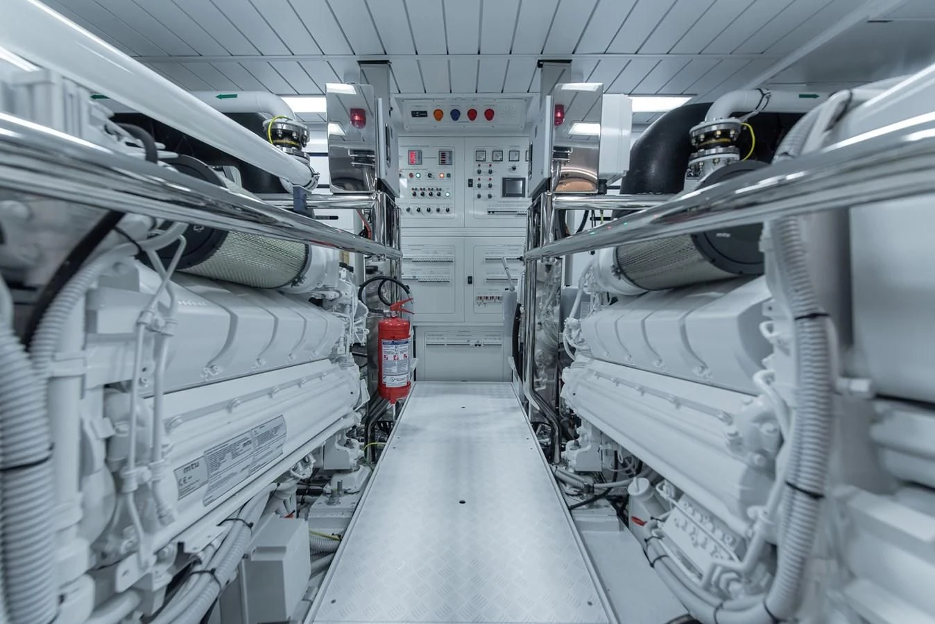 inside of a factory aboard STONE HILLS Yacht for Sale