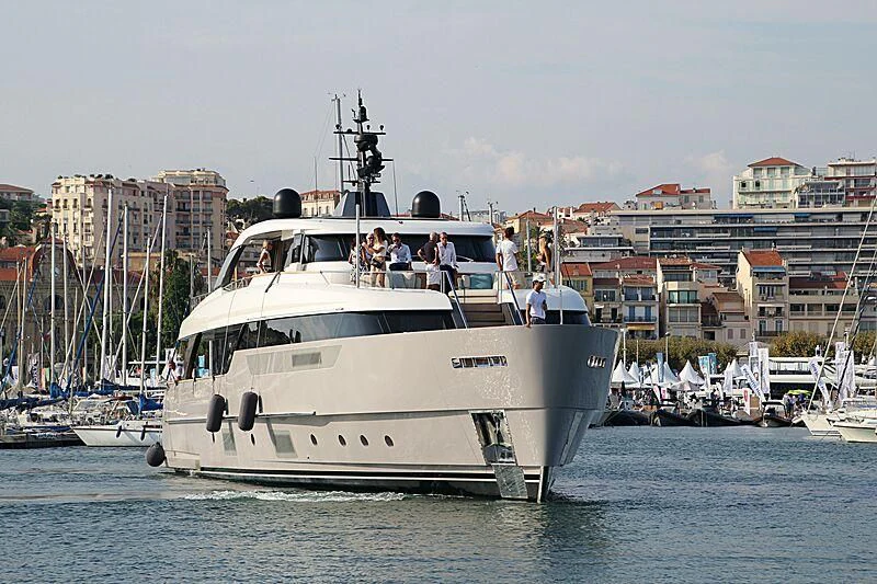 a boat in the water aboard STONE HILLS Yacht for Sale