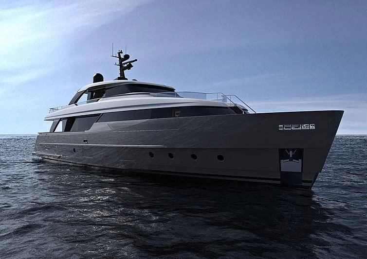 a white yacht in the water aboard STONE HILLS Yacht for Sale