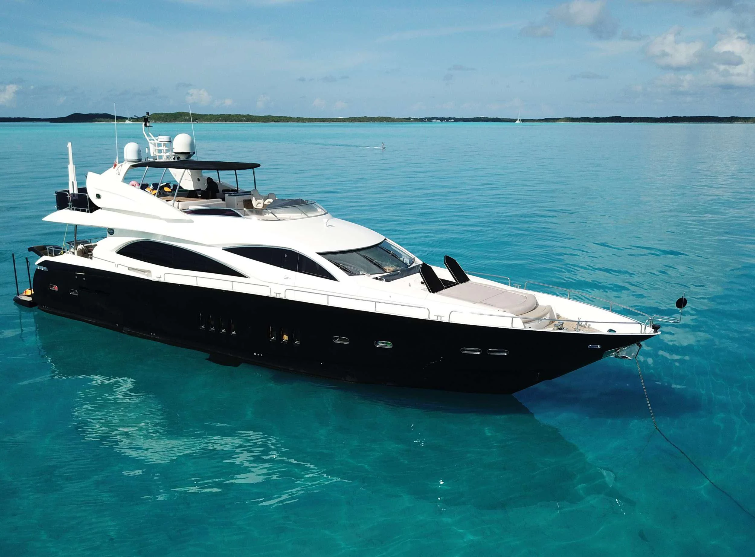 a boat in the water aboard CATALANA Yacht for Charter