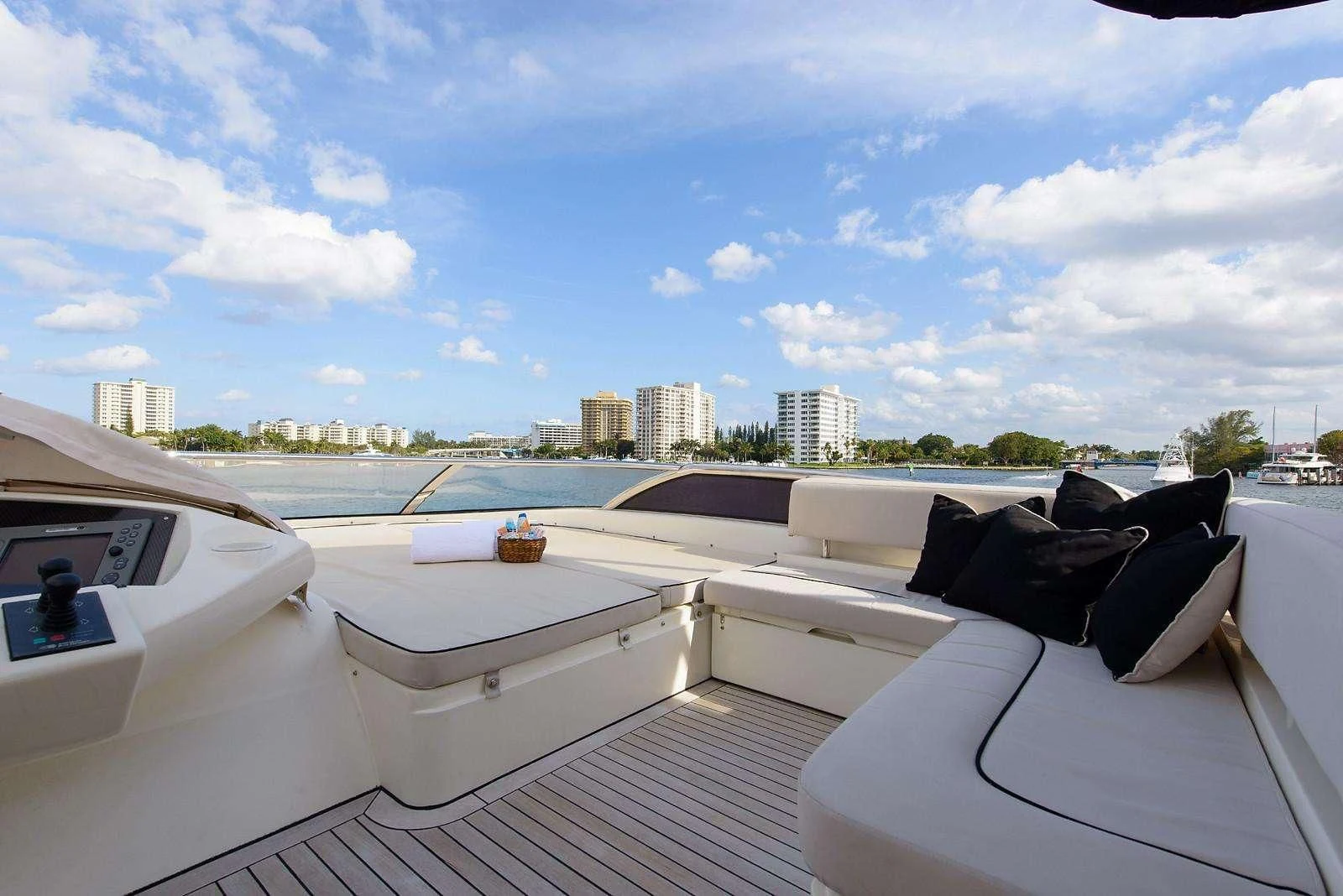 a boat on the water aboard CATALANA Yacht for Charter