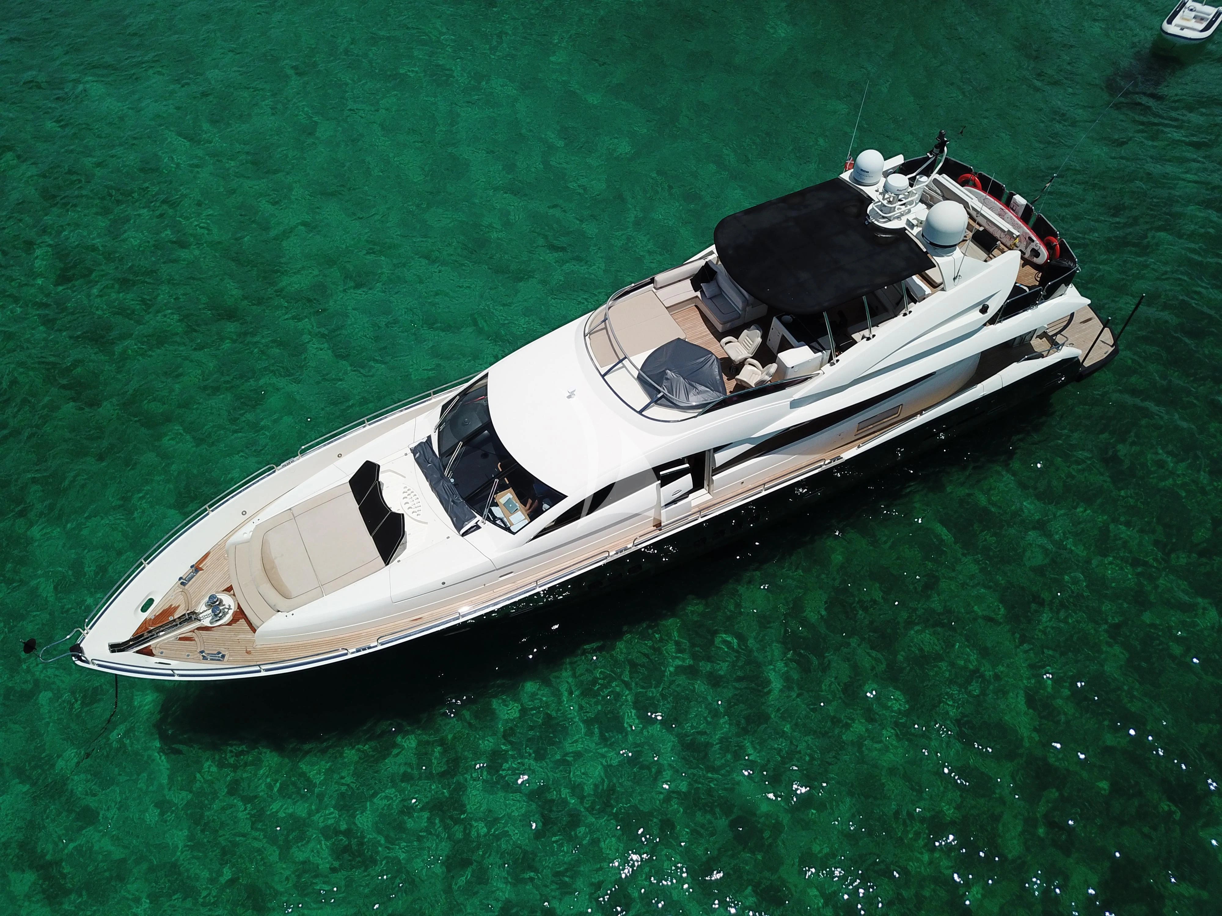 a boat on the water aboard CATALANA Yacht for Charter