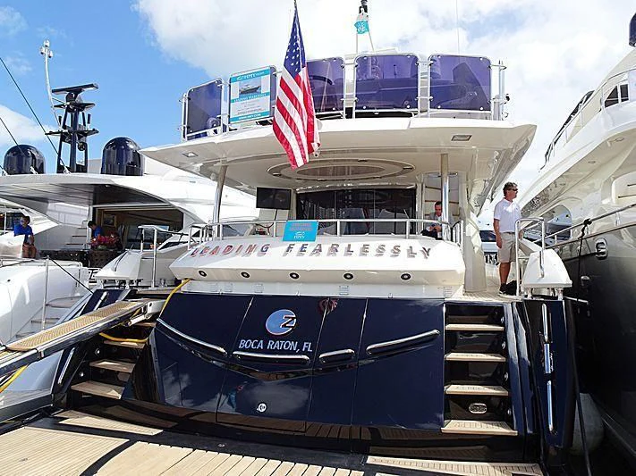 a boat on a dock aboard CATALANA Yacht for Charter