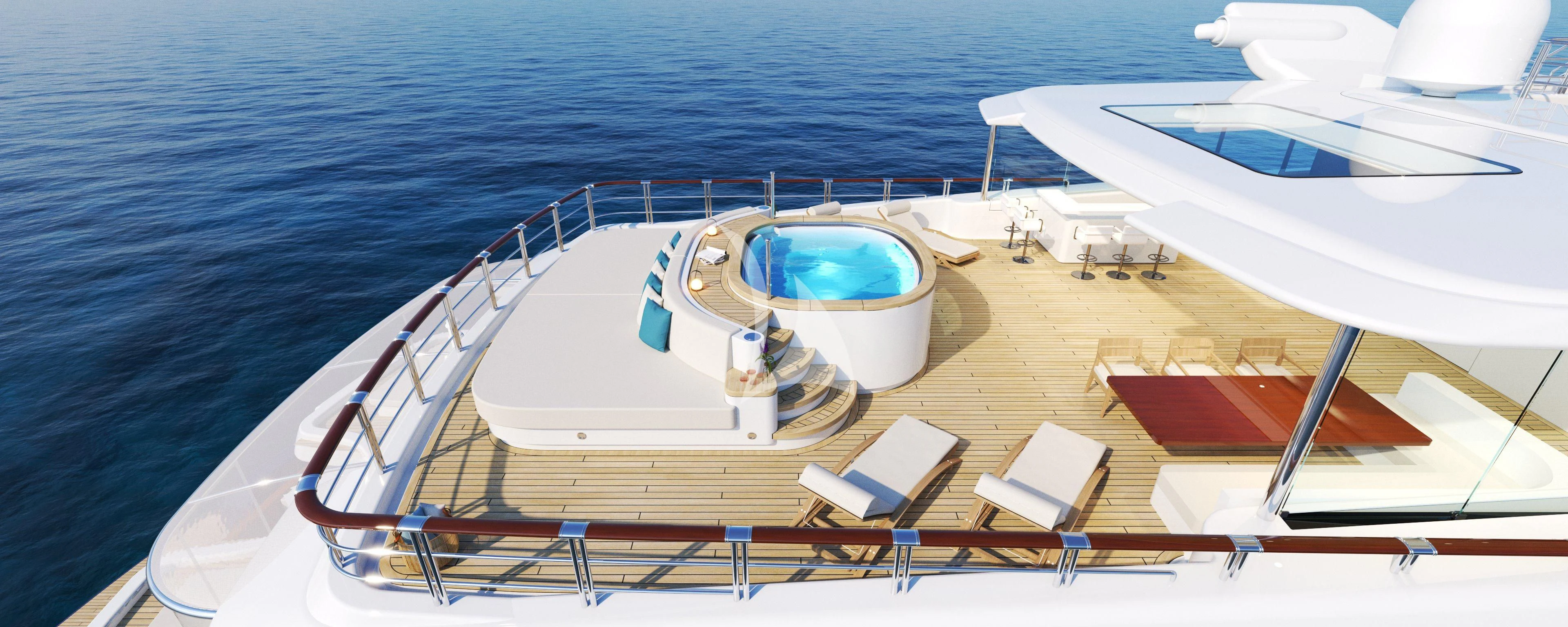 a boat on the water aboard WHEELS Yacht for Sale