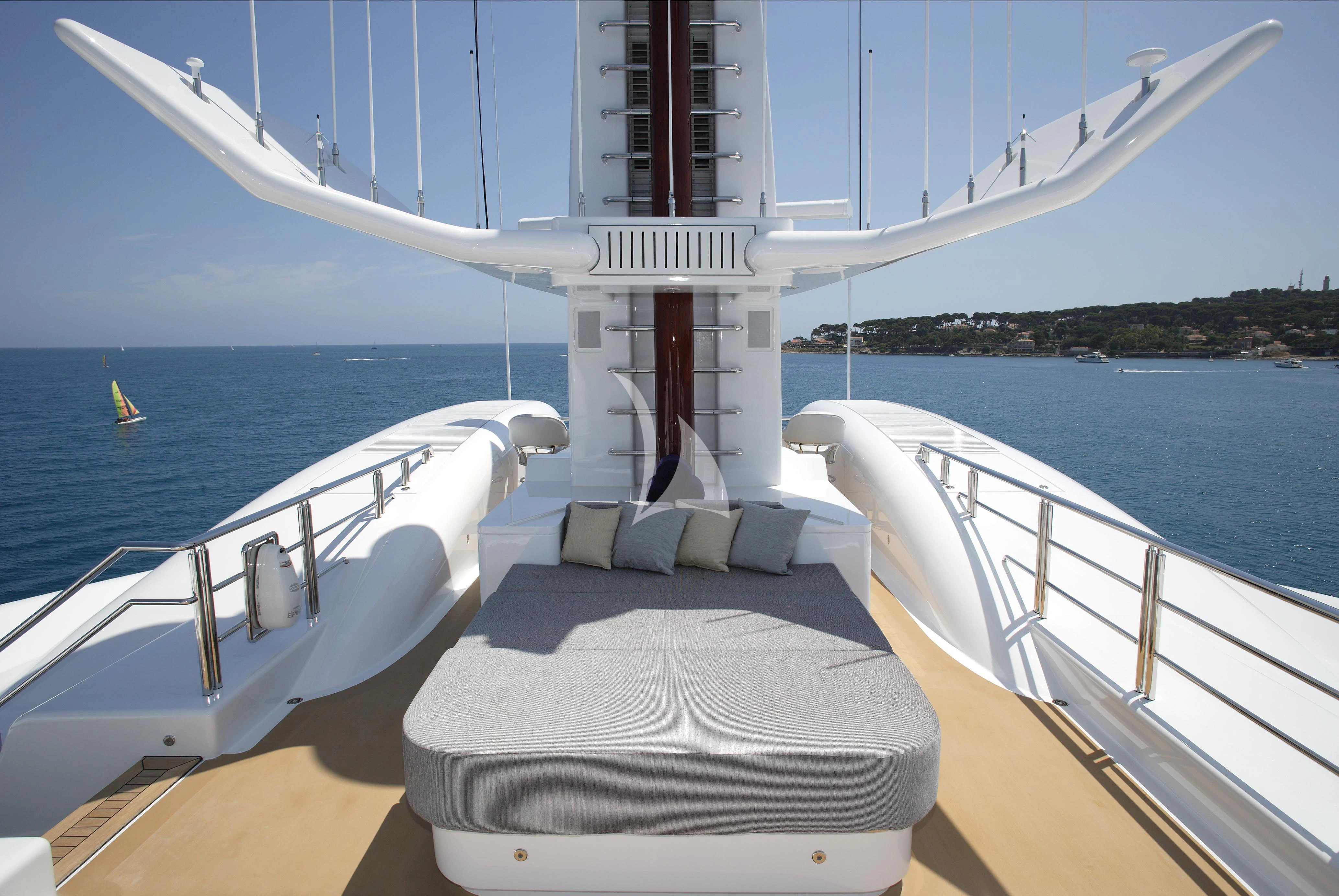 a boat on the water aboard WHEELS Yacht for Sale