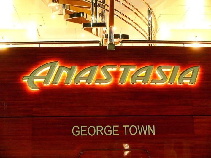 text aboard WHEELS Yacht for Sale