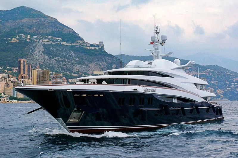 a boat on the water aboard WHEELS Yacht for Sale