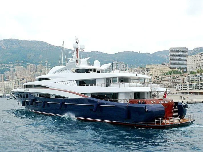 a boat on the water aboard WHEELS Yacht for Sale