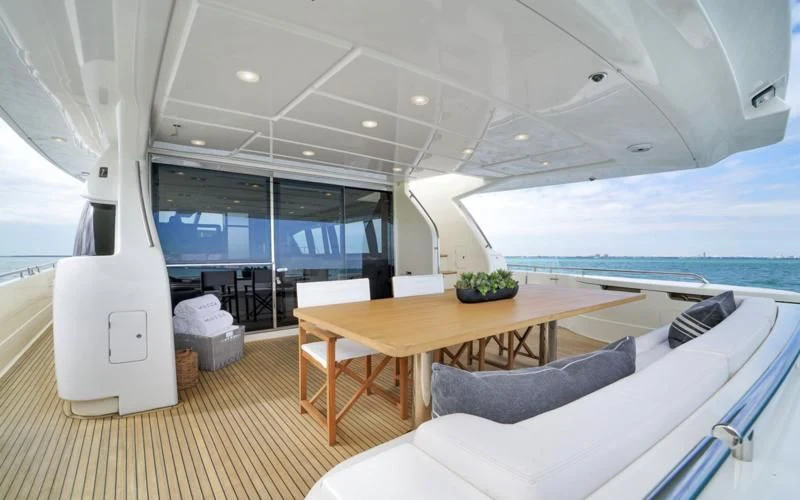 inside of a boat aboard BON BON Yacht for Sale
