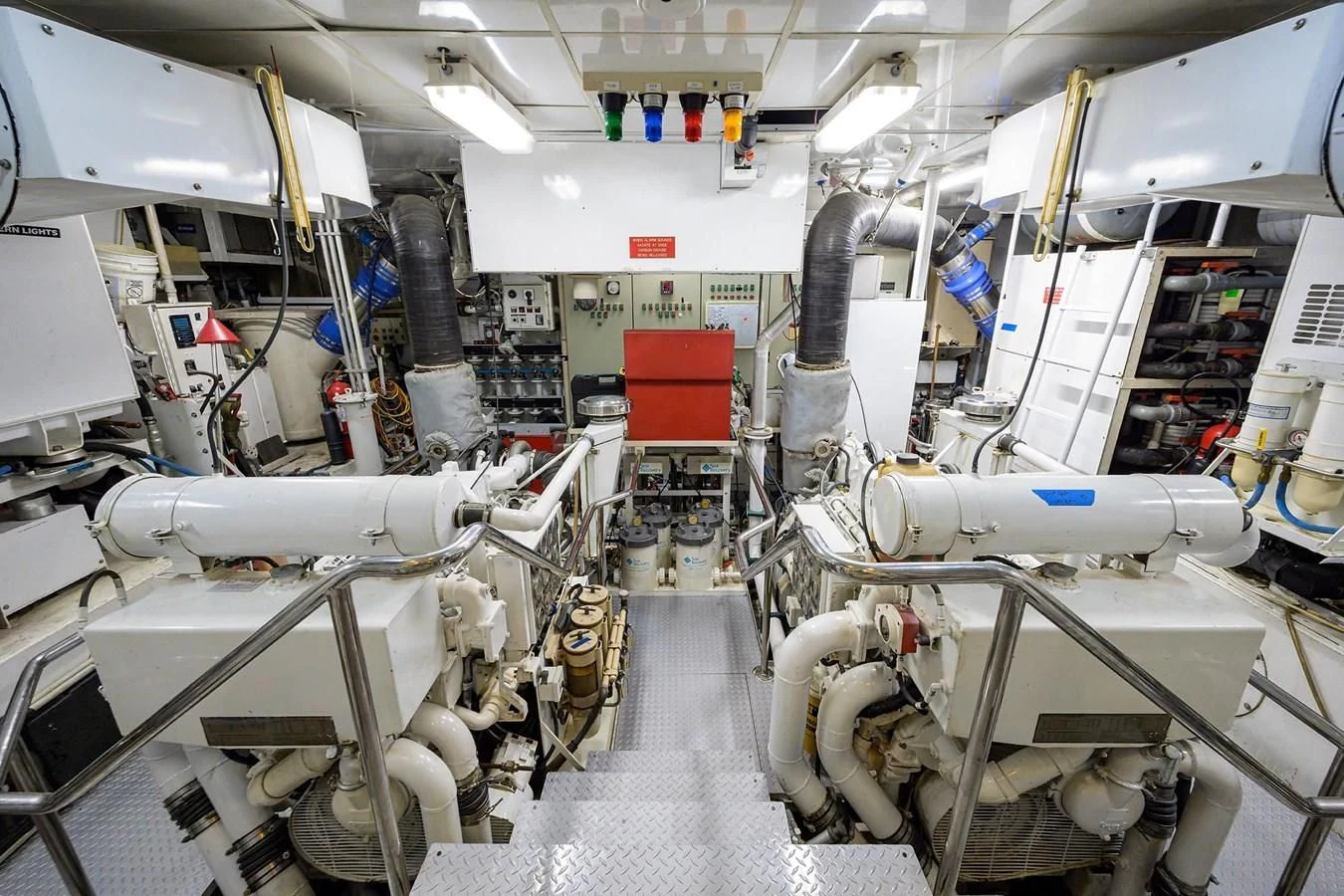 a room with machinery aboard OUR WAY Yacht for Sale