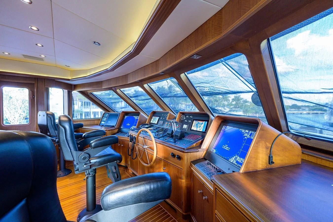 inside of a bus aboard OUR WAY Yacht for Sale