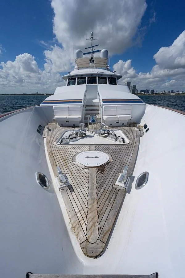 a boat on the water aboard OUR WAY Yacht for Sale
