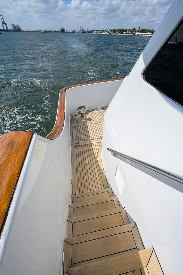 a boat on the water aboard OUR WAY Yacht for Sale