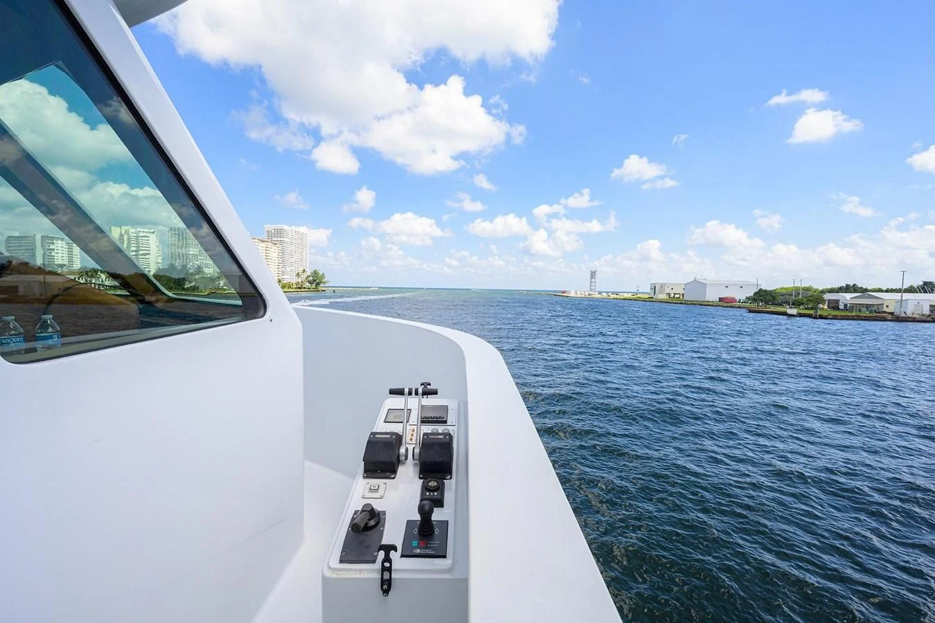 a boat on the water aboard OUR WAY Yacht for Sale