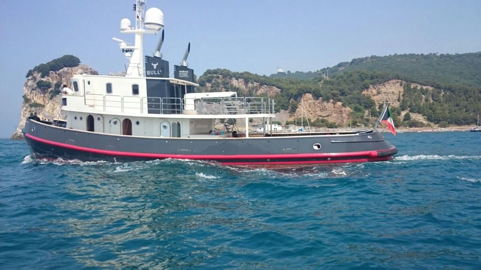 a boat in the water aboard BULLY Yacht for Sale