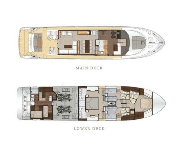engineering drawing aboard OCEAN ROSE Yacht for Sale