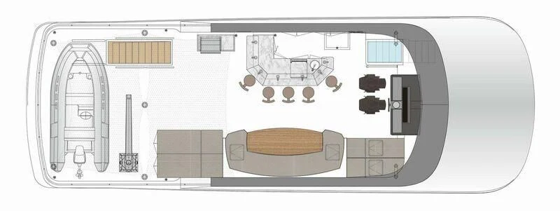 diagram aboard OCEAN ROSE Yacht for Sale