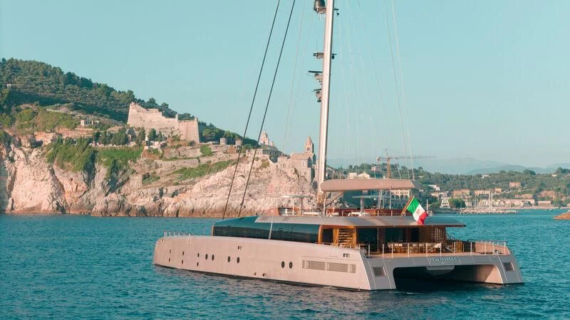 a boat on the water aboard ARTEXPLORER Yacht for Sale