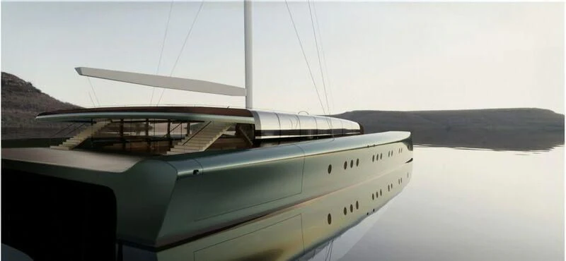 a boat in the water aboard ARTEXPLORER Yacht for Sale