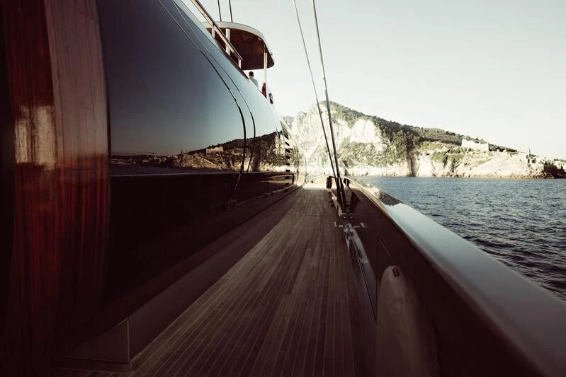 a boat on the water aboard ARTEXPLORER Yacht for Sale