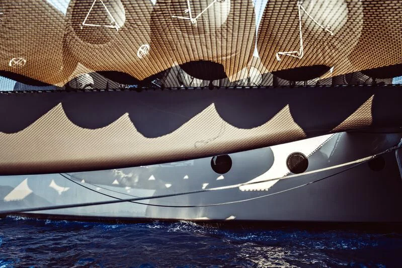 a large ship in the water aboard ARTEXPLORER Yacht for Sale