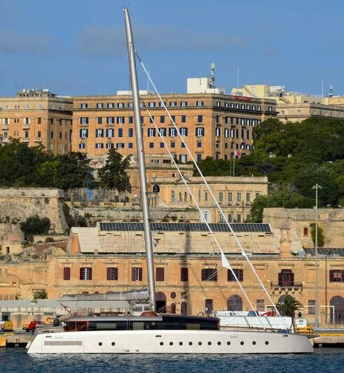 a boat in the water aboard ARTEXPLORER Yacht for Sale