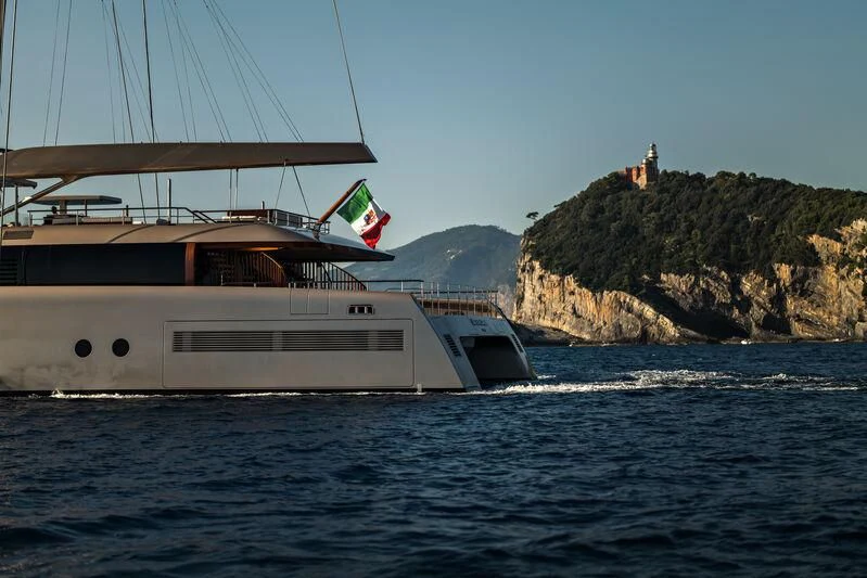 a boat on the water aboard ARTEXPLORER Yacht for Sale