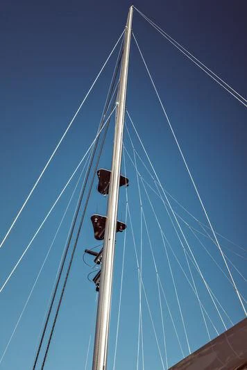 a person on a boat aboard ARTEXPLORER Yacht for Sale