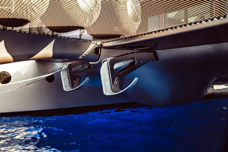 a close-up of a space ship aboard ARTEXPLORER Yacht for Sale