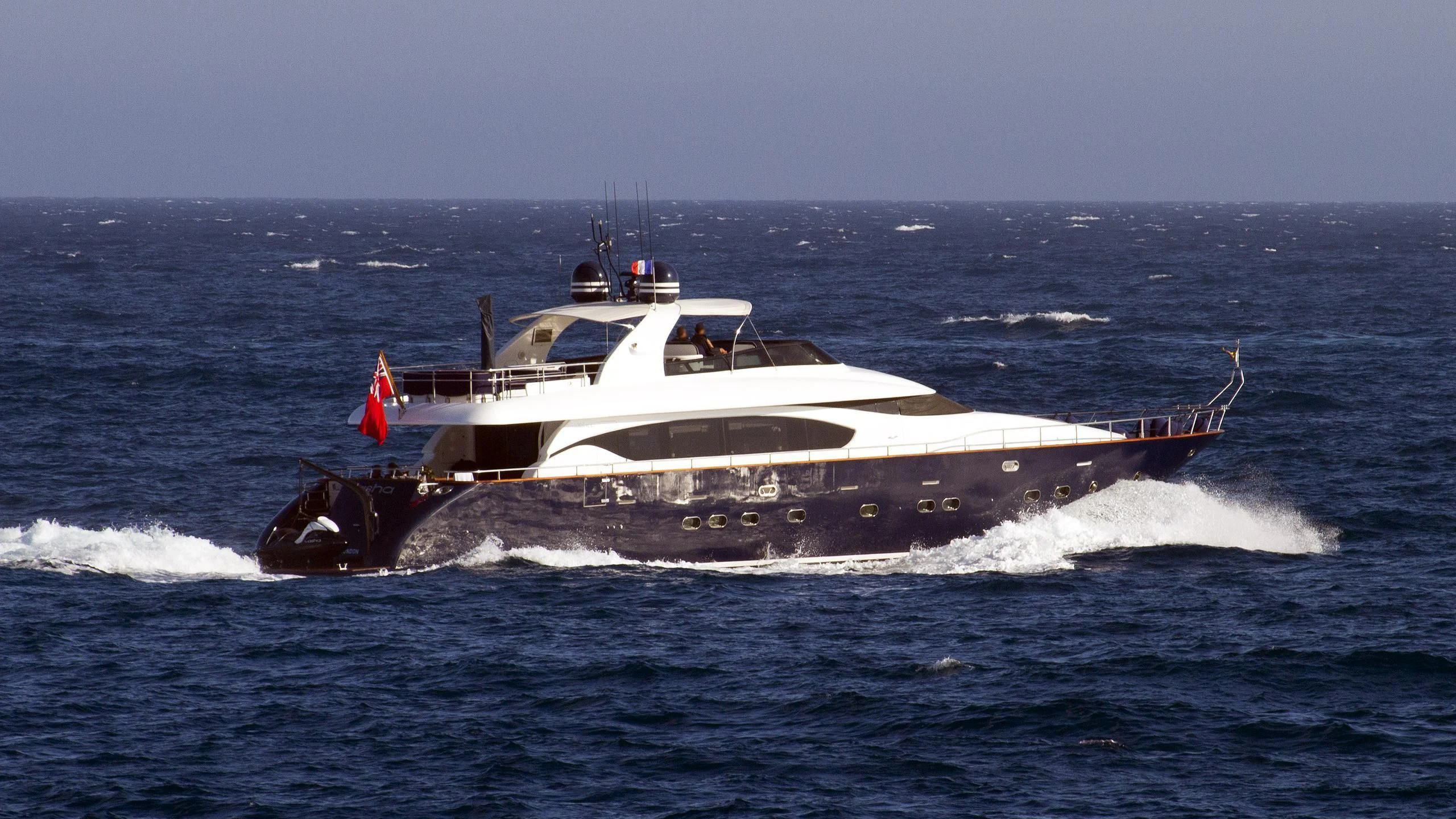 a boat on the water aboard ASHA Yacht for Sale