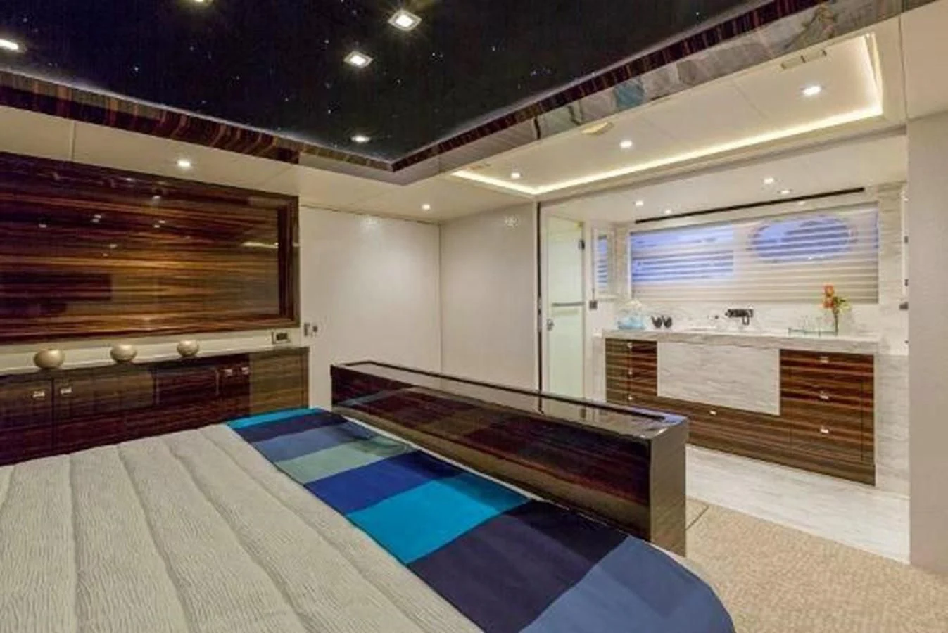 a room with a pool table aboard HAMPTON EURO 830 Yacht for Sale